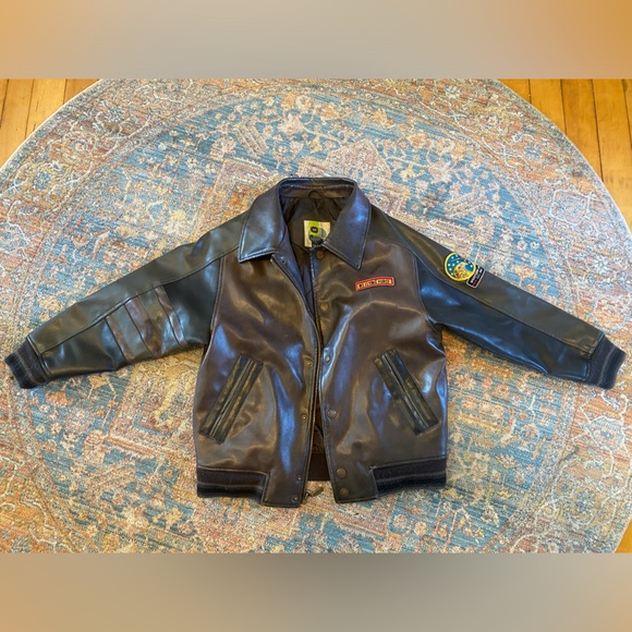 Patched Leather jacket - Picture 6 of 7
